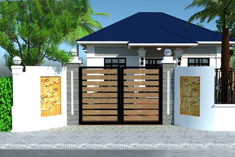 Cập nhật mẫu thiết kế cổng nhà ở tại nông thôn mới nhất