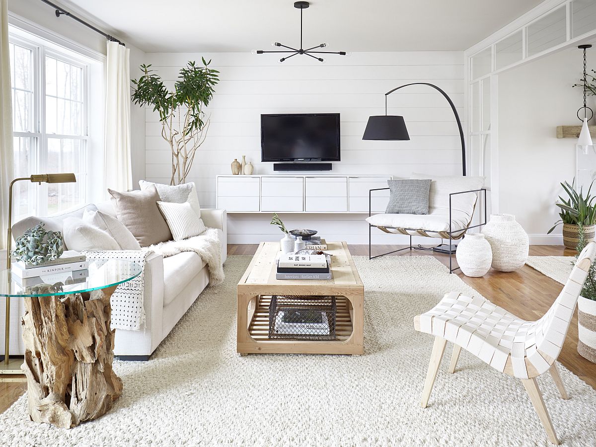 Tại sao nên chọn màu trắng cho không gian phòng khách?