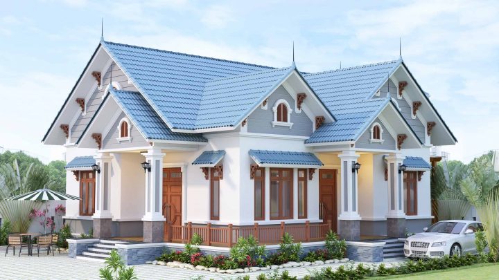 Những thiết kế mái nhà thông dụng trong kiến trúc nhà Việt