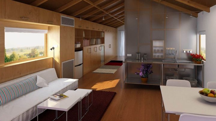 Phòng khách liên thông phòng bếp – giải pháp tối ưu cho không gian sống thêm rộng rãi, thoáng mái